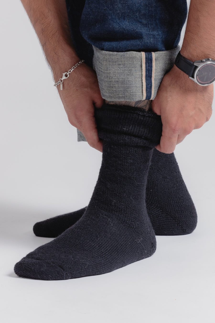 Thermohair - Mohair Socks - Black