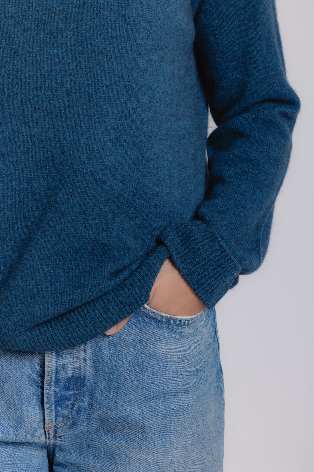 Zoraja Yak Sweater - Dark Aqua