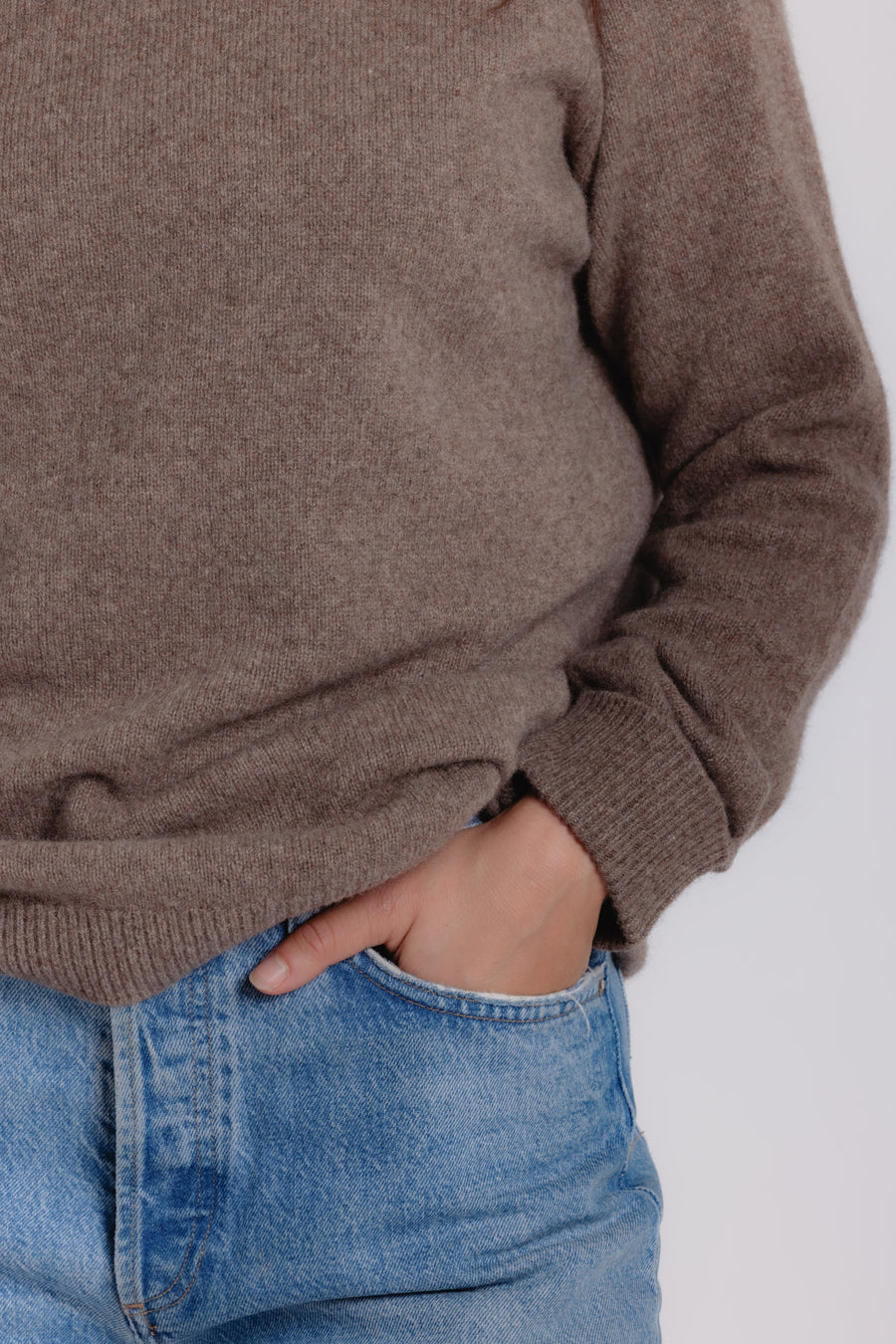 Zoraja Yak Sweater - Mushroom