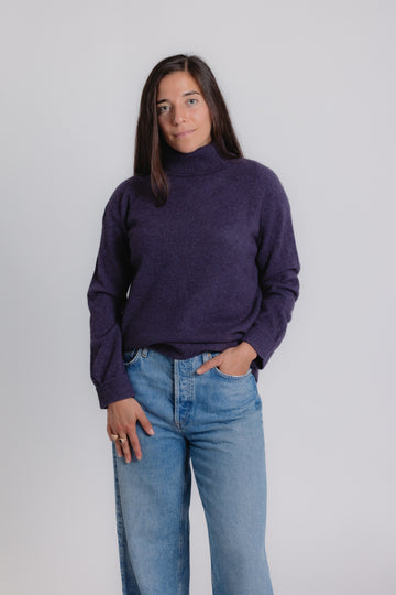 Zoraja Yak Sweater - Plum