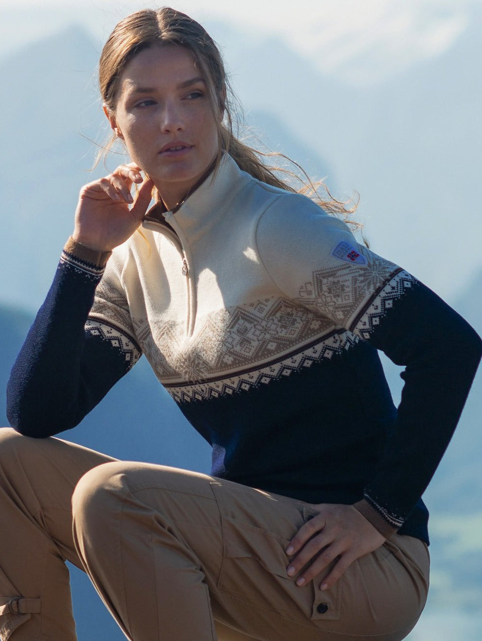 Dale of Norway - Moritz Women's Sweater - Navy/Bronze