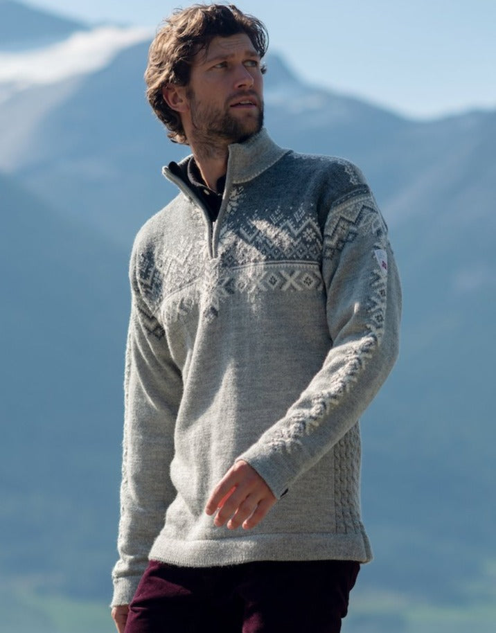 Dale of Norway - 140th Anniversary Men's Sweater - Light Charcoal