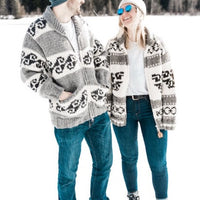 Cowichan Sweater - Geometric - AVAILABLE IN 8 SIZES