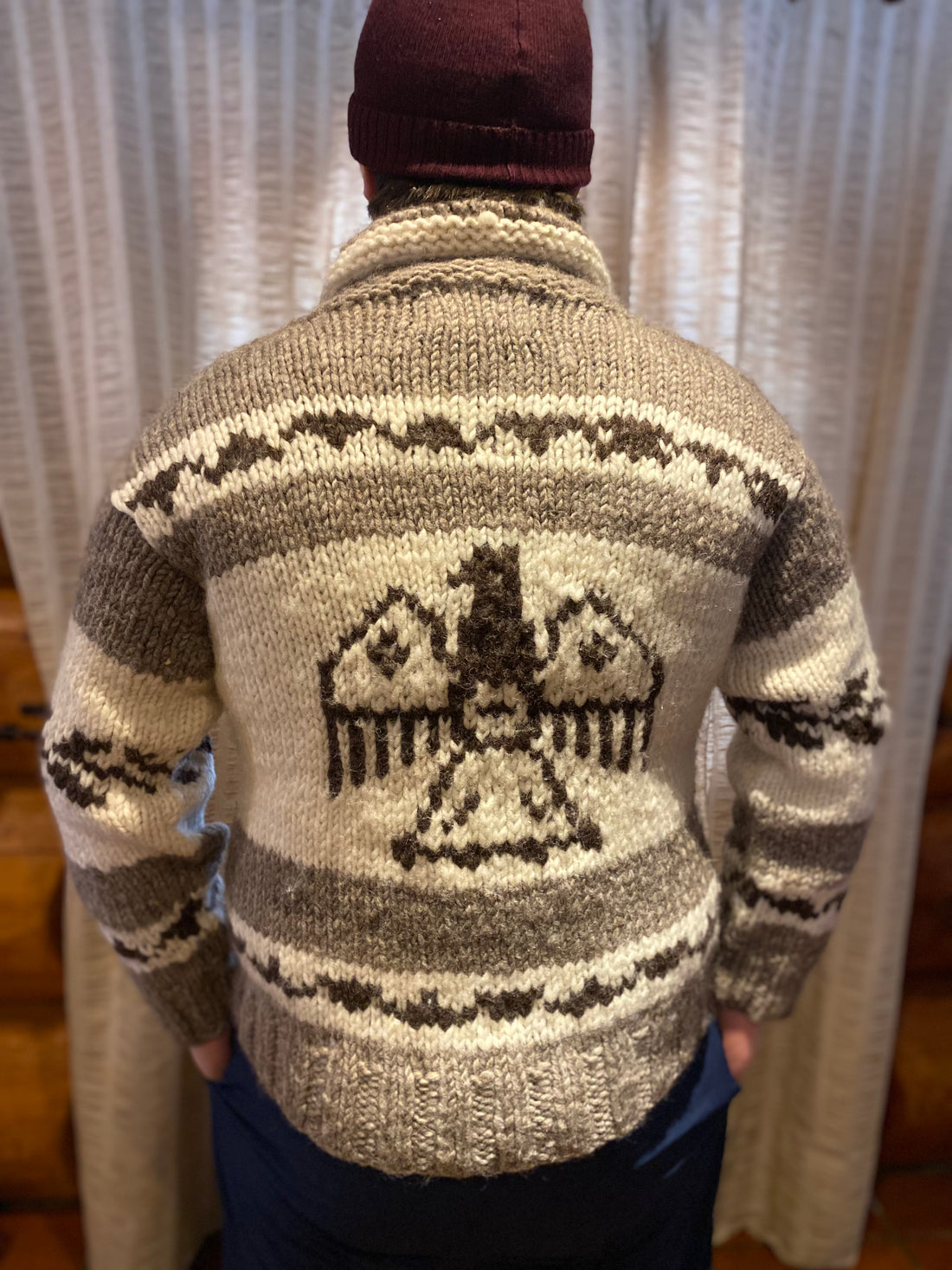 Cowichan Design Sweater - Large