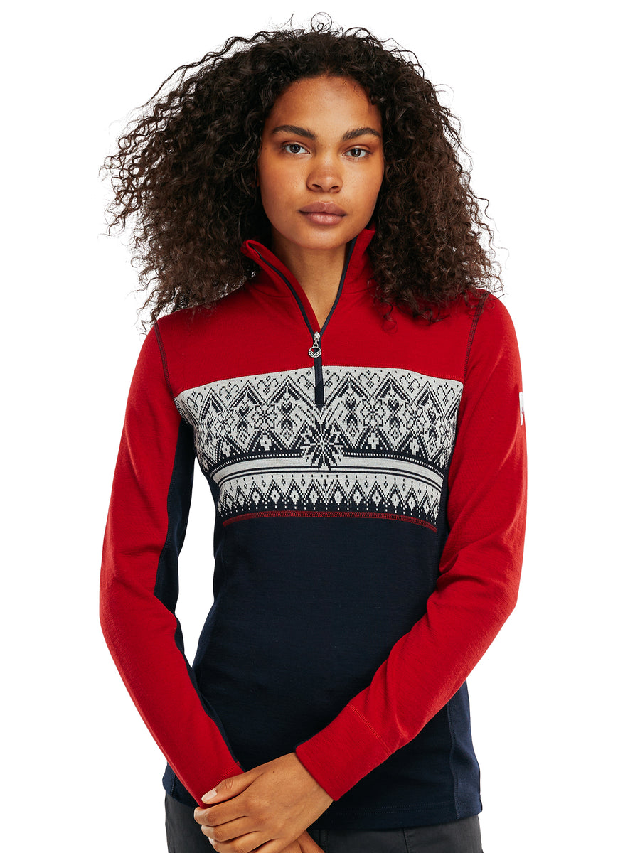 Dale of Norway - Moritz Basic Women's Sweater - Raspberry
