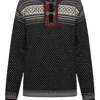 Norwegian women's sweater in Setesdals design, redNorfinde