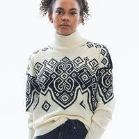 Dale of Norway - Falun Heron Women's Sweater - Off White