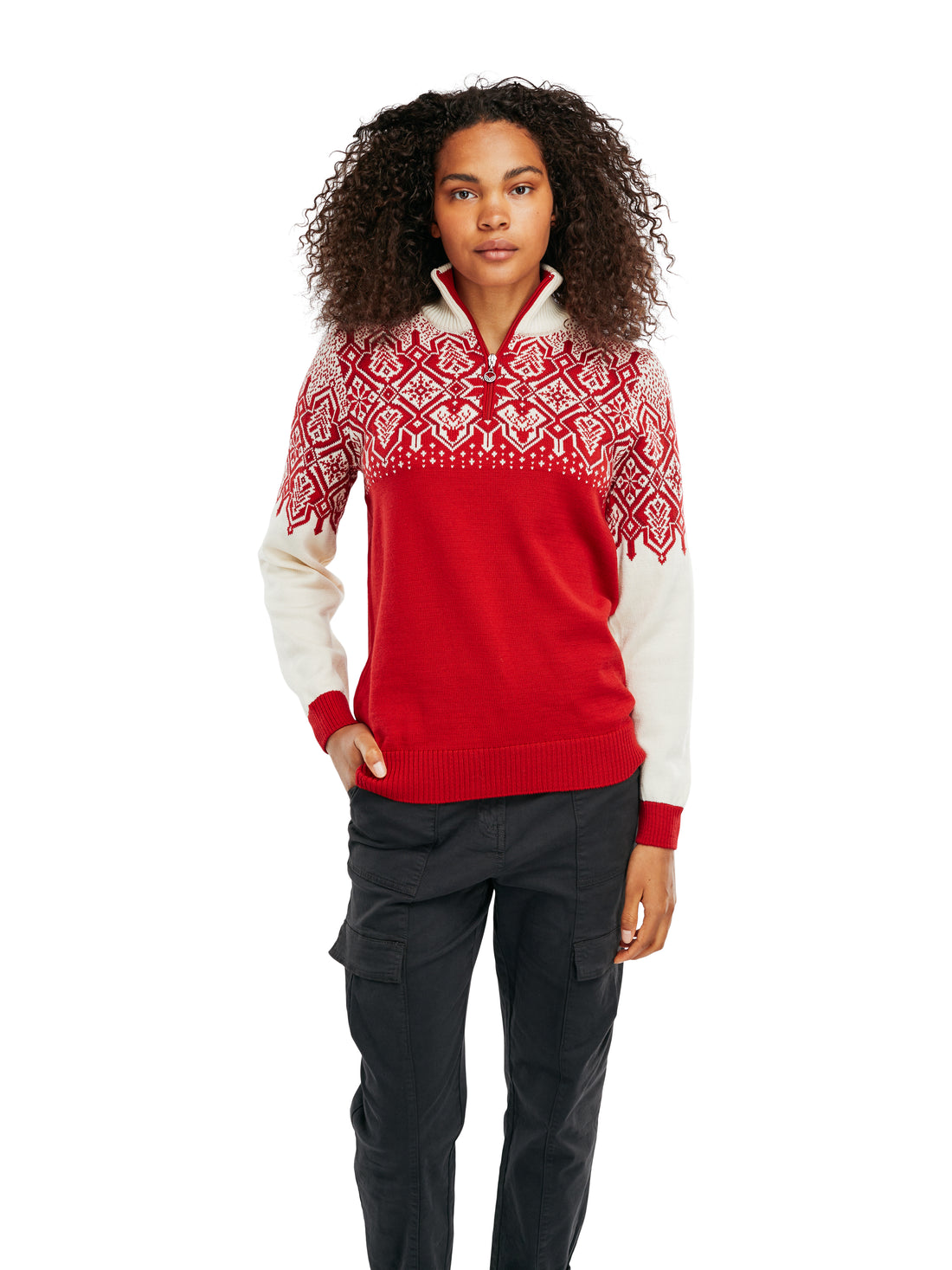 Dale of Norway - Winterland Women's Sweater - Raspberry