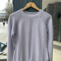 Cotton - Pullover - Lilac
