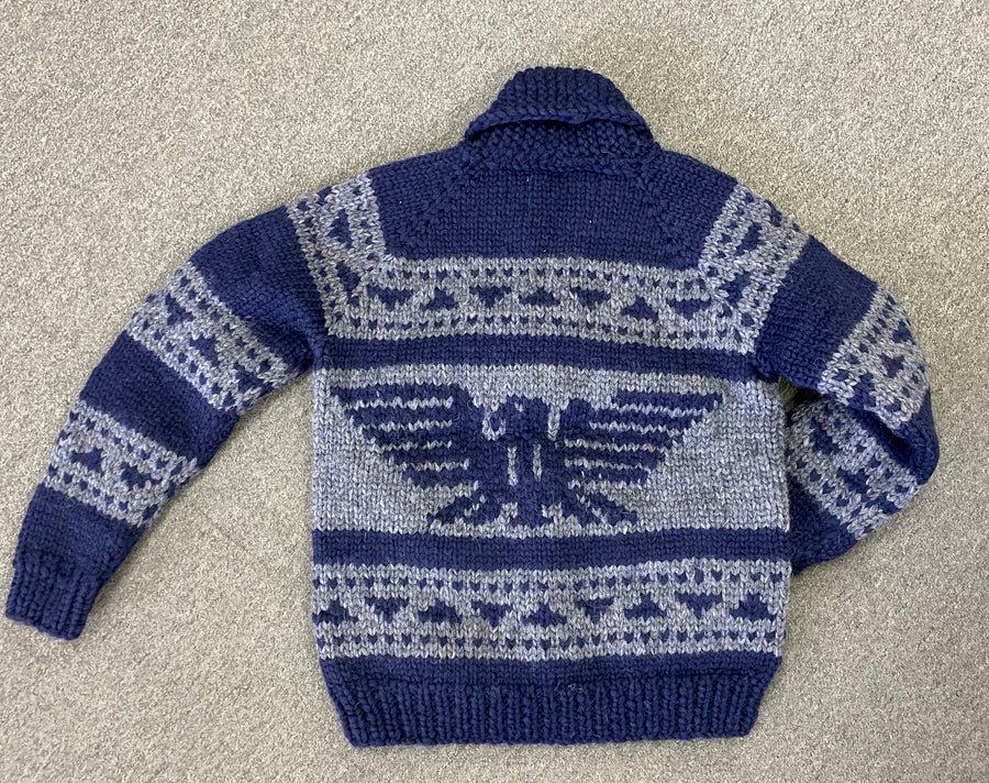 Cowichan Sweater - Navy Raven Design