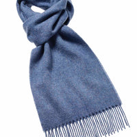 Hettie - Airforce Blue Wool Scarf