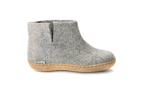 Glerups Junior - Leather Sole Boots - Grey