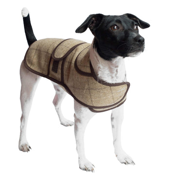Hettie - Oatmeal Jasper Dog Coat